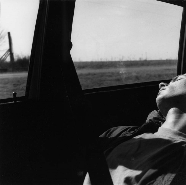 River asleep, West to east, Los Angeles to Athens, 1993
