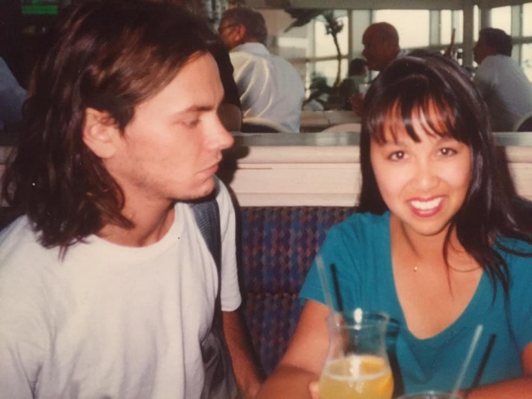 River missed his flight to LAX. Orlando, August 1993. Shared by epicrecipe @ reddit

