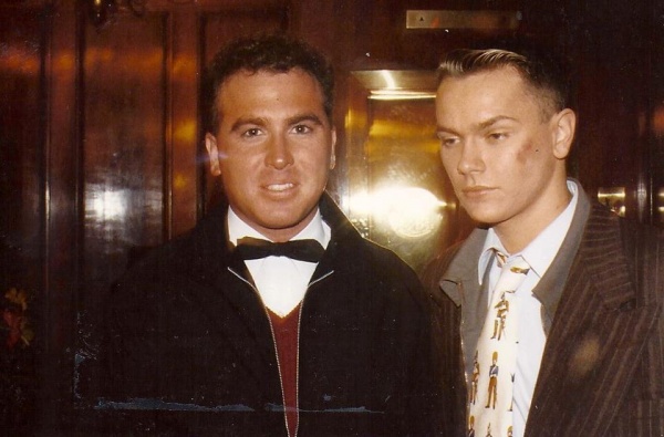 With John Sparling at the Sorrento Hotel in Seattle, WA, back in 1991. John worked on the film as a car parker.
