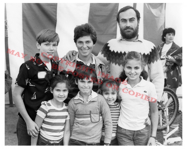 With parents Heart and John and siblings Liberty, Joaquin, Summer and Rain

