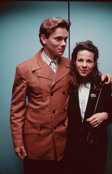 With Lili Taylor
