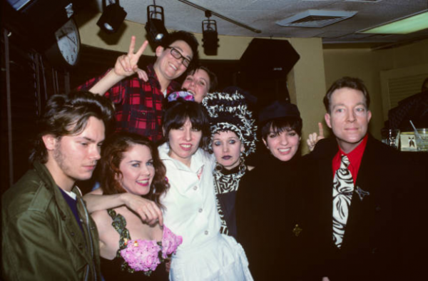 With Kate Pierson, KD Lang, Chrissie Hynde, Lene Lovich, Liza Minelli and Fred Schneider
