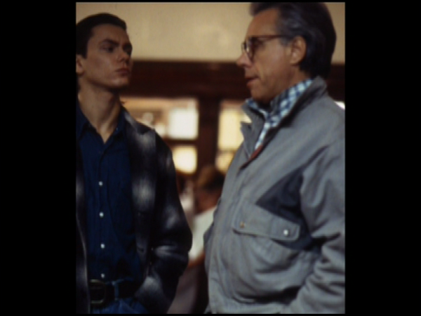 With director Peter Bogdanovich
