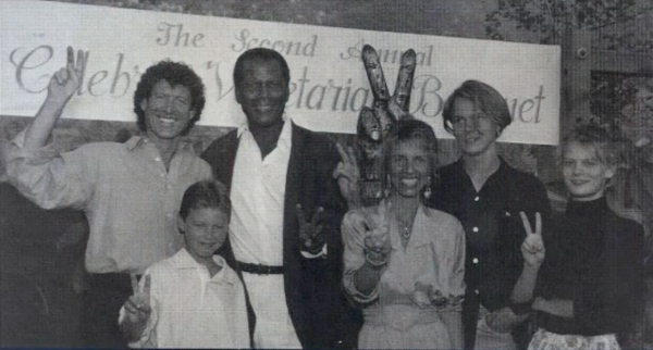 With Sidney Poitier and Martha Plimpton
