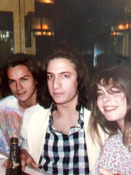 With Zachary Throne and Dani Weiser on Dani's 18th birthday in 1991. Photo shared by Dani @ Facebook

